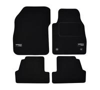 Logo Tailored Black floor Car Mats for Mokka X 2012-2020 4pcs