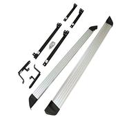 J&J AUTOMOTIVE | Side Steps Aluminium and ABS Plastic for Nissan Qashqai 2007-2014, Kit of 2 pieces (Left and Right), Mounting Material Included
