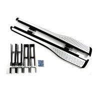J&J AUTOMOTIVE | Side Steps in Aluminium and ABS Plastic for Honda CR-V 2012-2017 Kit of 2 pieces (Left and Right), Mounting Material Included
