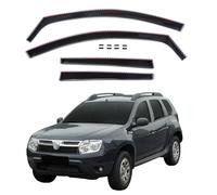 J&J AUTOMOTIVE | Side Window Deflectors Compatible with Dacia Duster I 2010-2017 4pcs