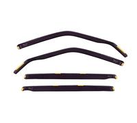 J&J AUTOMOTIVE | Wind Deflectors Compatible with HS mk2 LSE 2024-up, 4pcs, Black, Tinted, Aerodynamic, Acrylic Glass