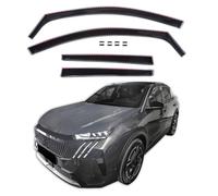 J&J AUTOMOTIVE Wind Deflectors for Peugeot 3008 mk3 2023-up/e-3008 2023-up 4pcs, Black Tint, Extra Durable, Reduce Wind Noise, Car Wash Safe