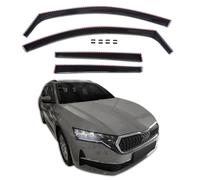 J&J AUTOMOTIVE Wind Deflectors for Seat Arona 2017-up 4pcs, Black Tint, Extra Durable, Reduce Wind Noise, Car Wash Safe