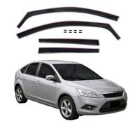 J&J AUTOMOTIVE | Wind Deflectors Side Window Deflectors Compatible with Focus 2005-2010 4pcs