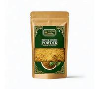 J J Crunch N Munch Karela Powder 70g | 100% Pure Bitter Melon Powder | Natural Herbal Supplement | Vegan & Gluten-Free | Finely Ground for Smoothies, Tea & Cooking Bitter Melon