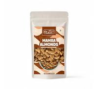 J J crunch N munch Mamra Almonds 100 Gram | Premium Quality Raw Mamra Badam | 100% Natural & Unprocessed Traditional Indian Almonds | High Density, Rich Taste Dry Fruits