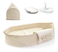 J&JOO Baby Changing Basket - Wipe Clean, Waterproof Pad Cover with Raised Side Foam Pad, Built-in Security Strap, Handmade, Moses Basket Changing Table Topper Changing Pad