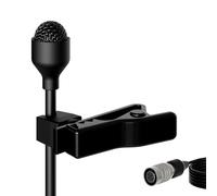 J K MIC-J 044 Lapel Microphone Lavalier Microphone Compatible with Audio Technica Bodypack Transmitter