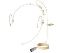 J K Professional Headset Headworn Earhook Microphone MIC-J 071S Compatible with Audio Technica Wireless Transmitters - Hirose 4pin Detachable Plug