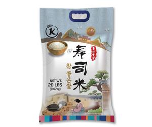 J&K Short Grain Sushi Rice 9.07kg