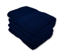J K ZONE Pack of 2 Bath Sheets Set 100% Egyptian Cotton Hotel Quality Premium Towels 80 x 140 cm Fast Dry Long Lasting Material Bathroom Towels Set (Navy)