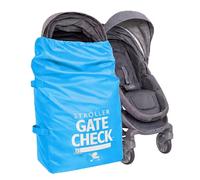 J.L. Childress Gate Check Travel Bag for Single & Double Stroller, Neon Blue