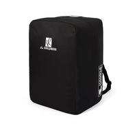 J.L. Childress Padded Bag for Doona & Evenflo Shyft Dualride - Travel Bag for Airplane, Fits Most Infant Car Seats, Airport Accessories for Gate or Baggage Check, AirTag Compatible - Elite, Black