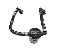 J&L Oil Separator Co. Oil Separator 3.0 3024P Compatible with 2018-2022 Mustang GT; 2019 Bullitt; 2021-2022 Mustang Mach I Passenger Side (Black)