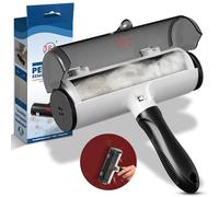 J&L ORIGINS Pet Hair Remover - Dog & Cat Fur Remover for Carpet, Sofa, Clothes & Car - Reusable & Eco-Friendly Lint Roller - Detachable Handle for Travel - No Tape, Refills, or Batteries Needed