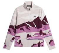 J.LINDEBERG 2025 SAMMIE PILE GOLF JUMPER - LANDSCAPE PRINT