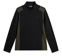 J.LINDEBERG 2026 LUKAS 1/4 ZIP MIDLAYER - BLACK