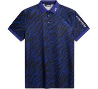 J.LINDEBERG 2025 TOUR TECH PRINT GOLF POLO - TIGER CLEMATIS - L