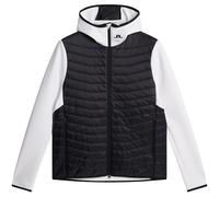 J.LINDEBERG HOLDEN QUILT HYBRID HOODED JACKET - WHITE