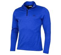 J.Lindeberg Mens Destry Zip Mid Layer Sweater - Club Blue Melange - M