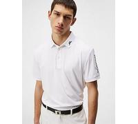 J.LINDEBERG TOUR TECH REG FIT GOLF POLO SHIRT - WHITE - L
