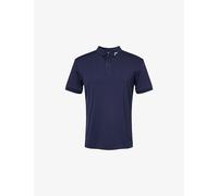 J.Lindeberg Mens J.Lindeberg Kv Logo-Embroidered Woven Polo Shirt Navy XL