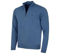 J.Lindeberg Mens Kiyan Merino Quarter Zip Sweater - Federal Blue - M