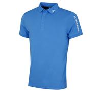 J.Lindeberg Mens Tour Tech Wicking Fast Dry Polo Shirt - Sonic Blue - M