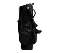 J.Lindeberg Play Stand Bag Print Tour Geo Tonal Black Golf Stand Bag