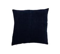 J-Line Cushion Ribbed Square Velvet Blue