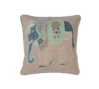J-Line Elephant Cushion - Cotton - Grey/Blue