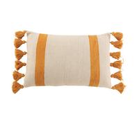 J-line Pillows COUSSIN PLAG RAY RECT COT OCRE (40x60x12cm) in Yellow 40x60 cm