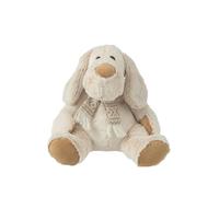 J-Line Rain Hond + Sjaal Zittend - Rain/Polyester - Beige/Bruin - Large