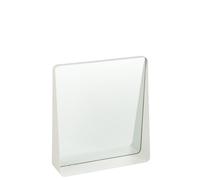 J-Line Square Wall Mirror Metal/Glass White