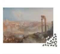 J.M.W. Turner 1000 Piece Jigsaw Puzzles for Adults Family Fun Gathering Educational Game Toys Jigsaws Puzzles 1000 Pieces for Gifts Wooden Puzzle1000 Pcs