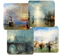J.M.W. Turner Paintings Coaster Set of 4 Cork Backed