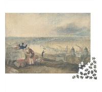 J.M.W. Turner Puzzles Wooden 1000 Piece Museum Jigsaws Impossible World Famous Paintings Jigsaws Fine Art Puzzles Challenge Toy Home Decoration