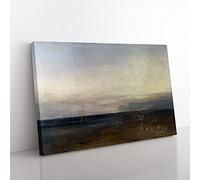 J.M.W. Turner The Evening Star Classic Painting Canvas Wall Art Print Ready to Hang, Framed Picture for Living Room Bedroom Home Office Décor, 50x35 cm (20x14 Inch)