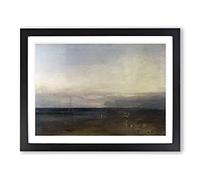 J.M.W. Turner The Evening Star Classic Painting Framed Wall Art Print, Ready to Hang Picture for Living Room Bedroom Home Office Décor, Black A3 (46 x 34 cm)
