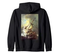 J. M. W. Turner The Shipwreck (scene in a storm) Zip Hoodie