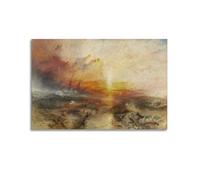 J. M. W. Turner（The Slave Ship） artistic Creations Poster Wall Art Scroll Canvas Picture Living Room Decor Home 12x18inch(30x45cm)