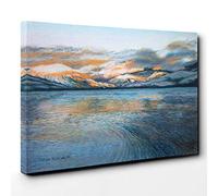 J.M.W. Turner View from Birchwood HIL Canvas Print | Gallery Wrapped 30mm Frame Wall Art | 30x20 inches | Ready to Hang | Contemporary Picture | Living Room Bedroom Lounge Office