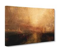 J.M.W. Turner Yacht Approaching the Coast Canvas Print | Gallery Wrapped 30mm Frame Wall Art | 30x20 inches | Ready to Hang | Classic Seascape Picture | Living Room Bedroom Lounge Office