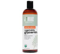 J MAC BOTANICALS - Organic Vegetable Glycerin Oil (16 oz Bottle) Moisturizing & Softening, 100% Pure Natural Liquid