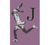 J Monogram Initial Tennis Journal: Personalized Tennis Gift, 6x9 lined blank notebook, 150 pages, journal to write in for journaling, notes, or inspirational quotes, paperback composition book