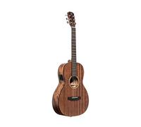 J.N Guitars DOV-PFI Solid Mahogany Natural Parlor Electro Acoustic Guitar