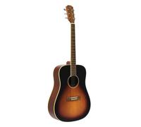 J.N Guitars Dread Acoustic Guitar-Solid Cedar Sunburst