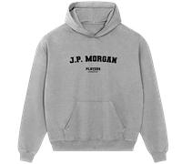 J.P. Morgan Men's Hoodie - Gray / 2XL