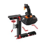 J-Pein Tischhalterung aus Stahl für die Flight SIM, Joystick, Drosselklappe und Hotas-Systeme. Vollständiger Support für Fast alle Flugsim-Spiele. (Nicht im Lieferumfang enthalten).