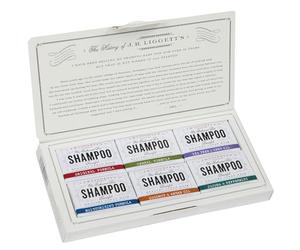 J·R·LIGGETT'S All-Natural 6 Variety Shampoo Bars .65oz. Sampler Pack, Support Strong and Healthy Hair-Nourish Follicles with Antioxidants and Vitamins-Detergent and Sulfate-Free, 6 Mini Shampoo Bars